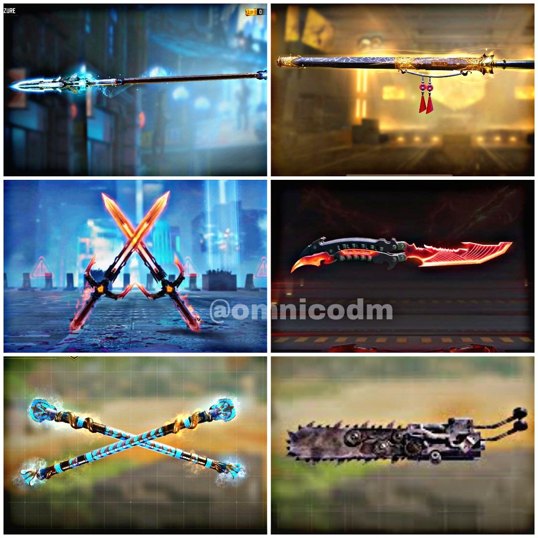 All Legendary melee in CODM 

Which one is your favourite?