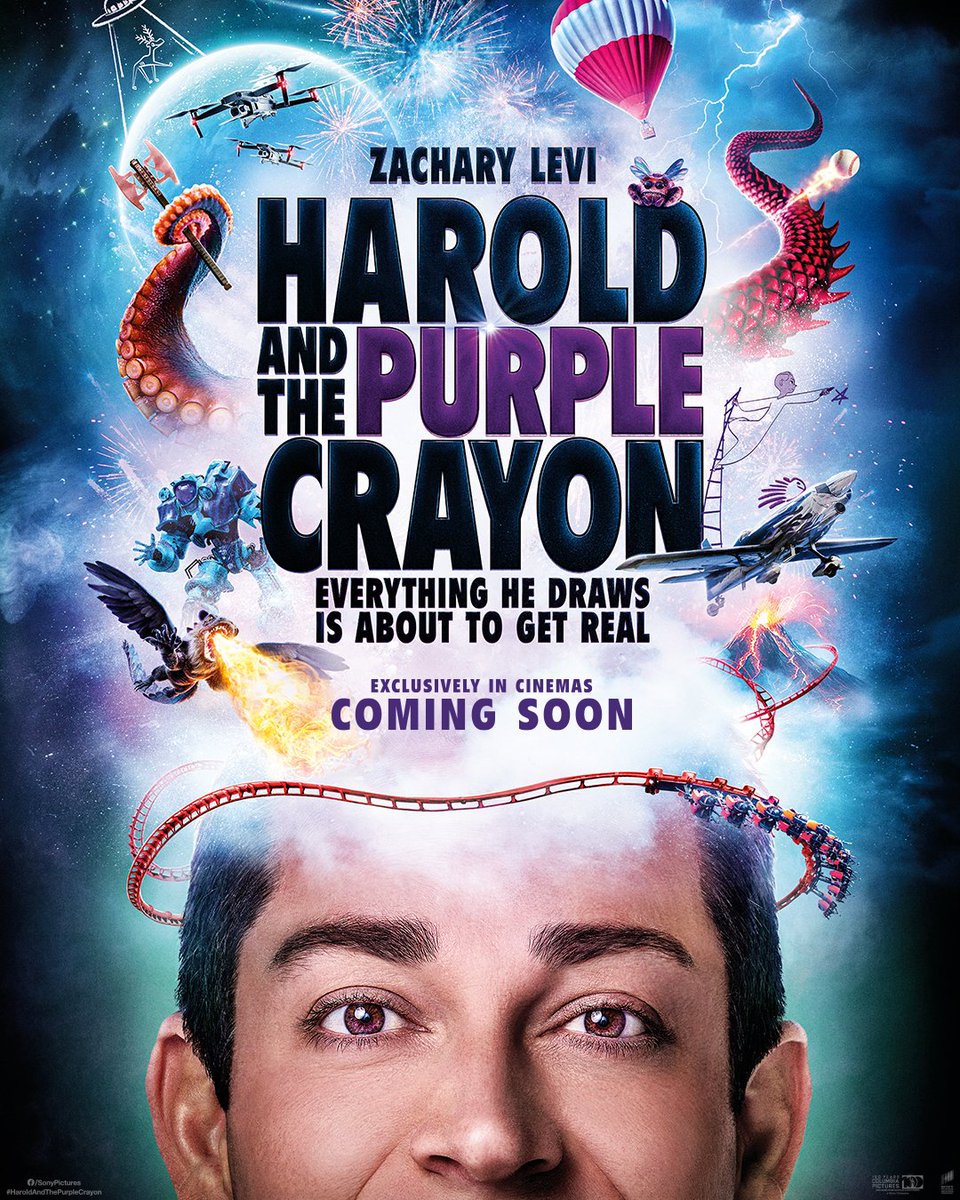 Believe in the power of imagination. #HaroldandthePurpleCrayon is exclusively in cinemas August 2.