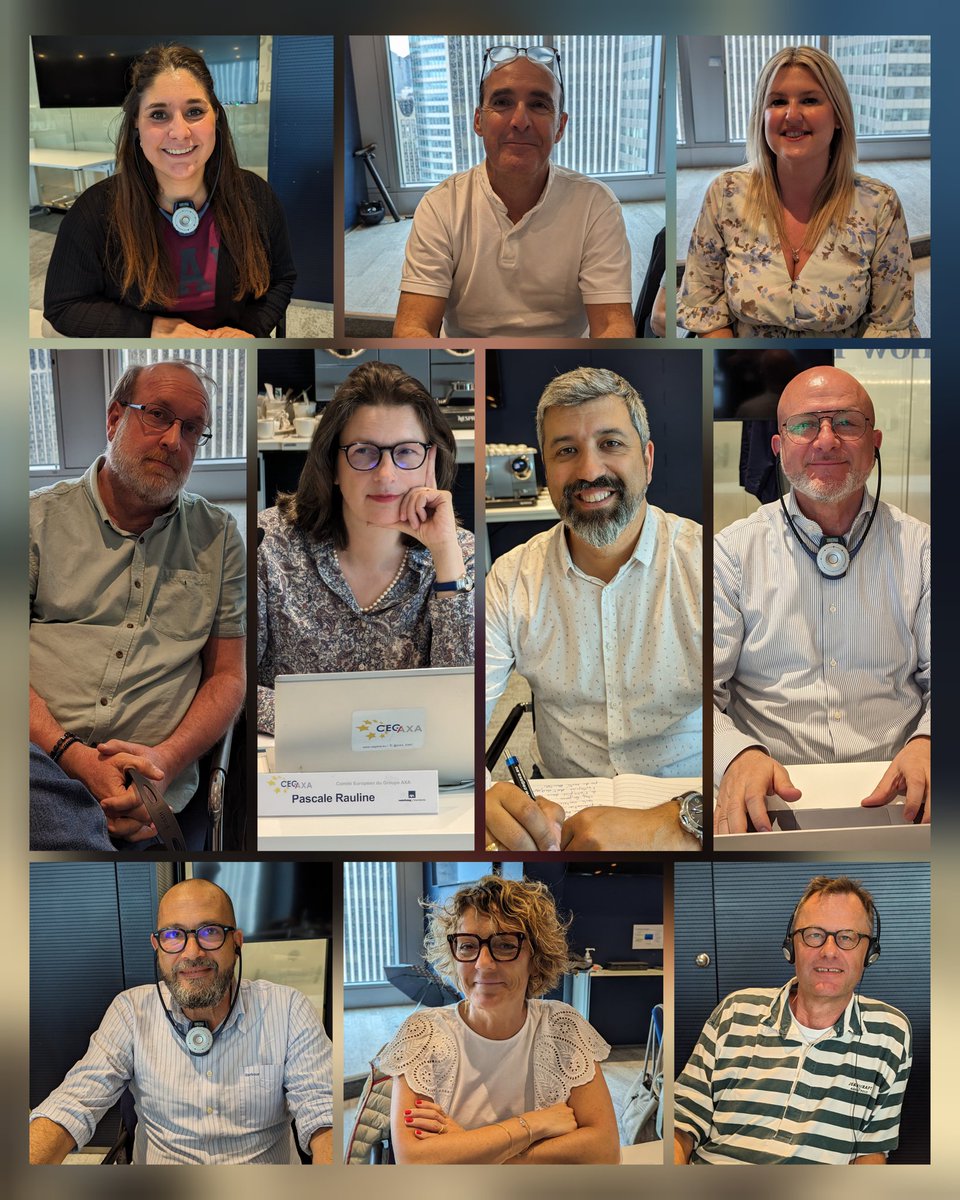 axa_ewc's tweet photo. Pascale Rauline, Secretary of the #AXAEWC, invites members of the secretariat to share an update on the situation of their country. https://t.co/Pbm175y8HX