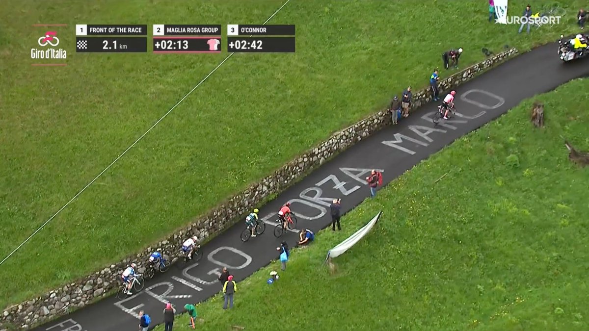 Attaque en facteur de Pogi. #GirodItalia