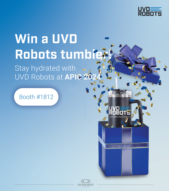 Giveaway alert! 

Ready for your chance to win a UVD Robots tumbler? As we gear up for  APIC in San Antonio, Texas from June 3-5, we’re celebrating with a special giveaway. 

Sign up here 👉🏼  hubs.ly/Q02xd86v0 

Join us at booth #1812.
