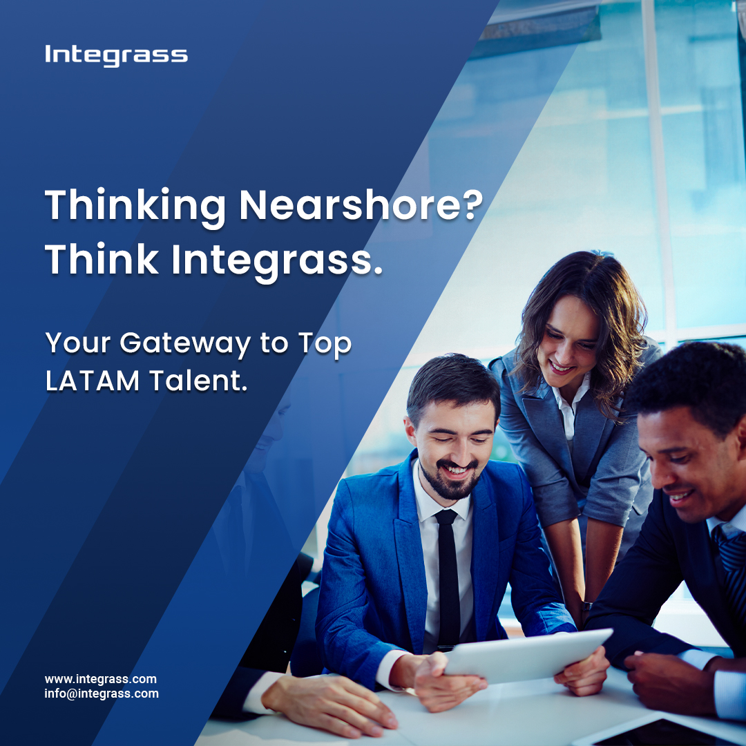 Stop settling for average. Hire exceptional developers, designers, to meet you nearshore requirements with Integrass. 
We handle everything – from recruitment to screening to onboarding., 
Contact us to know more: integrass.com/contact-us/
#integrass #nearshoreexperts #staffing