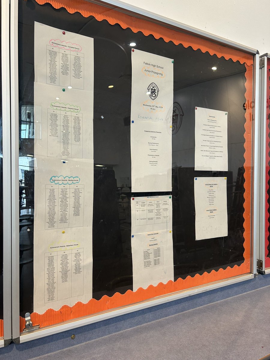🏆Junior Prizegiving🏆 It’s a very busy time of year…next up is Junior Prizegiving. Emails have been sent home this week to parents/carers of all prize winners. The programme is displayed in the social space for pupils to check what they have won. Congratulations! #weareFHS