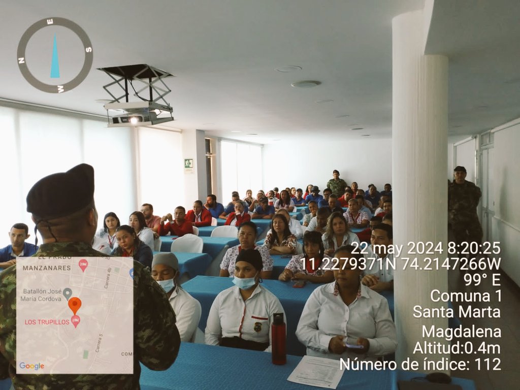 #Gaula Militar Magdalena, realiza capacitación personal cede vacacional los Trupillos Distrito de Santa Marta Departamento del Magdalena, difundiendo nuestra campaña, #YoNoPagoYoDenuncio y la linea gratuita nacional 147