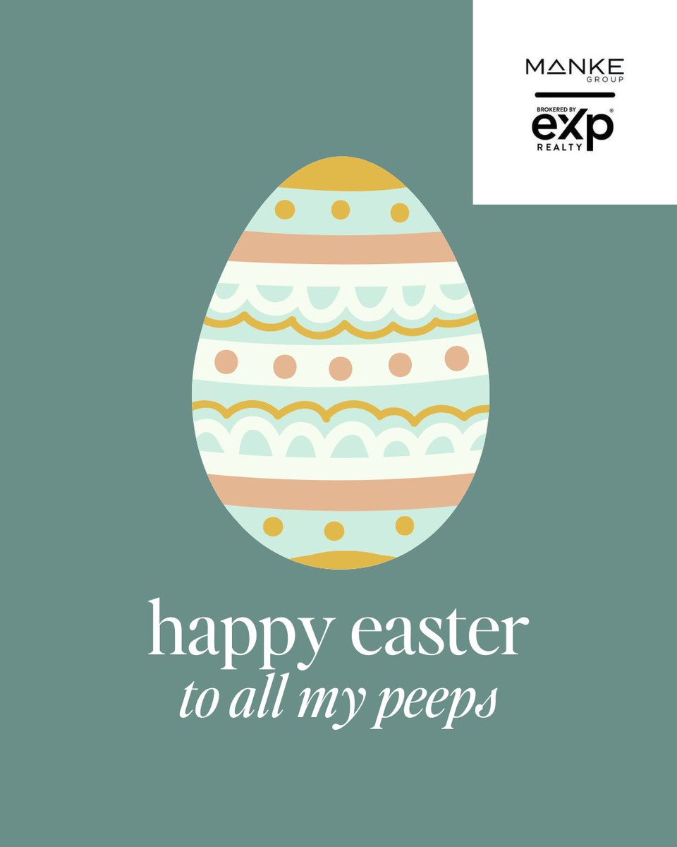 Happy Easter to all my peeps!

 #themankegroup #BryanMankeRealtor #SunCityHuntley #HuntleyIL