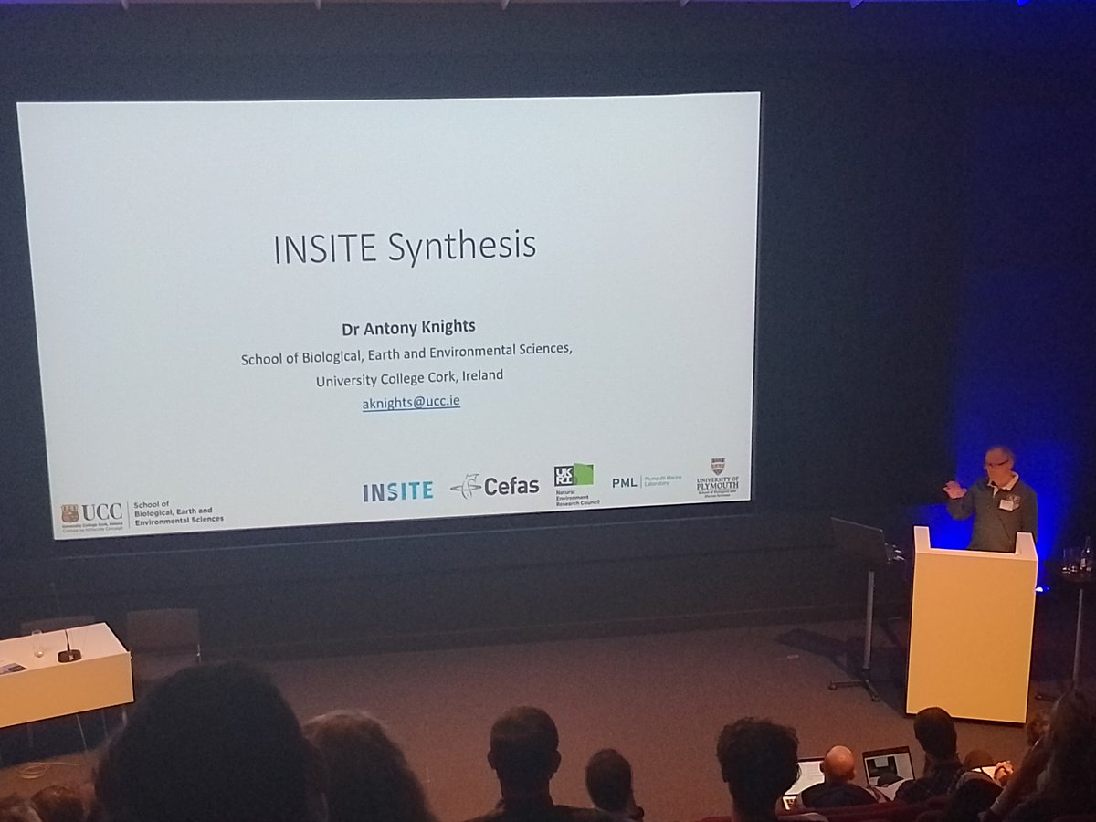 Closing the Insite Project day, <a href="/benthicecol/">Antony Knights</a> presenting the <a href="/insitenorthsea/">INSITE</a> Synthesis work, a highly collaborative work from global experts aimed to build a scientific consensus on the effects of offshore structures and their decom #SIME24