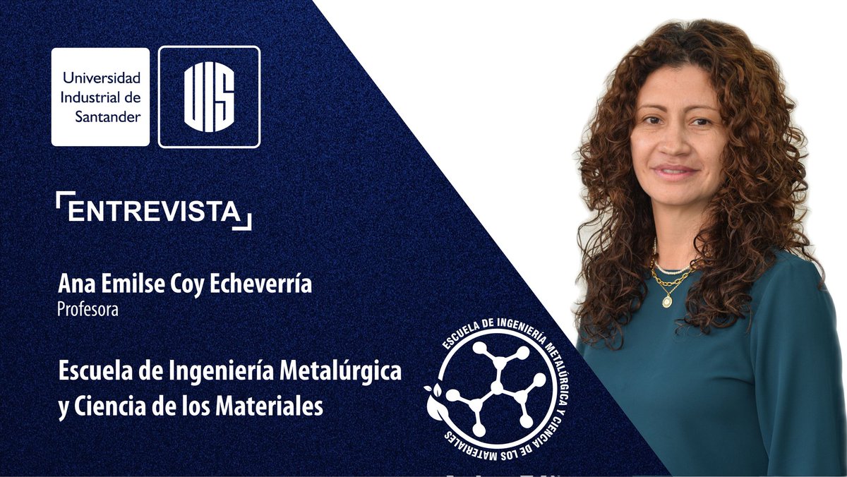 Ella es la profesora Ana Emilse Coy, una de las investigadoras sénior de la Escuela de Ingeniería Metalúrgica y Ciencia de los Materiales #UIS. Conoce más acerca de nuestra querida profesora y adéntrate al mundo de la Metalurgia y los Materiales.👇🏽▶️🔔🫶🏻
youtu.be/GpSCWAuni-U?fe…