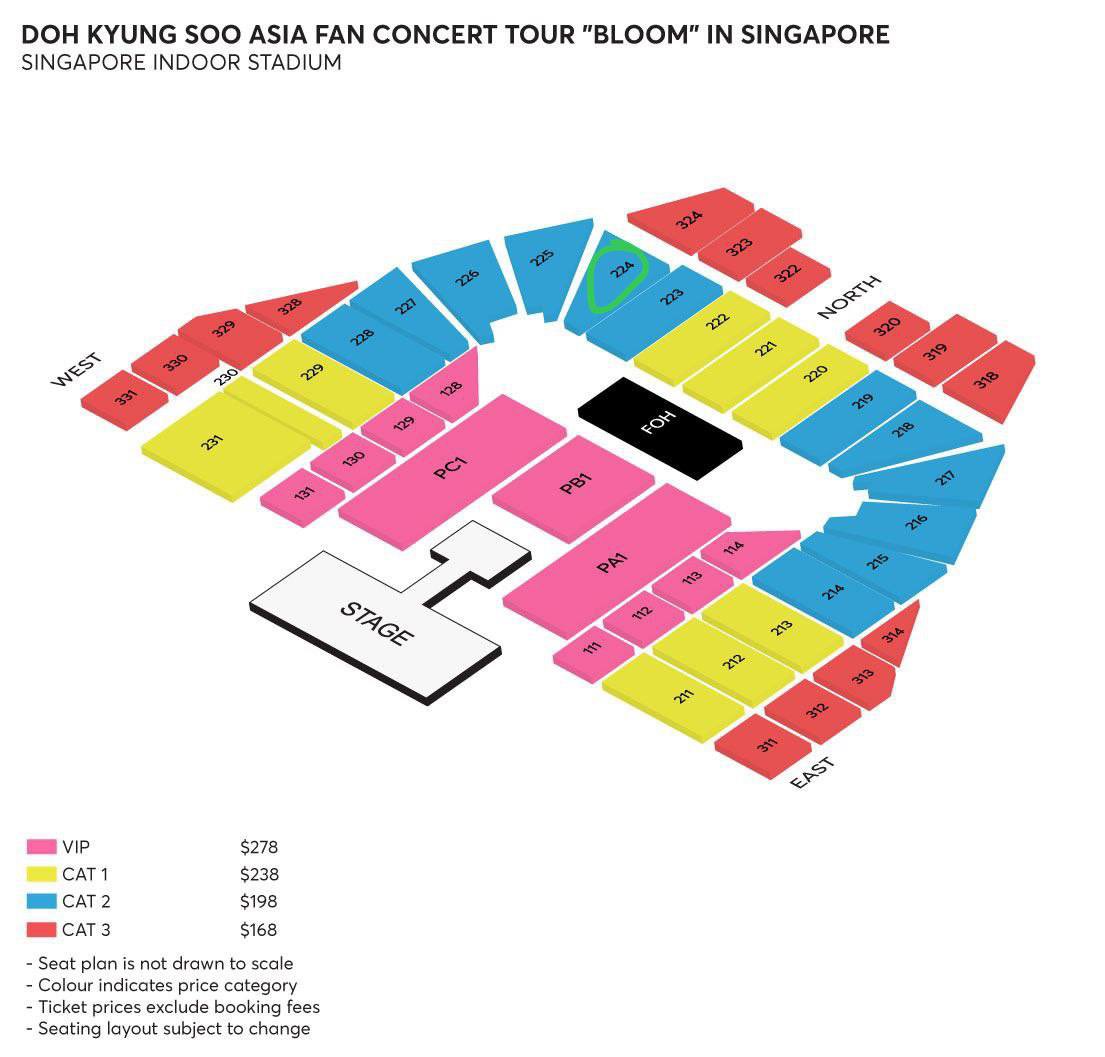 Daylightroses's tweet photo. WTS Doh KyungSoo BLOOM Singapore Concert ticket CAT2 at original price. 
Selling cos my friends pulled out. 
DM if interested. 
#KYUNGSOOinSingapore #kyungsooinsg #bloomconcert #sg #exo https://t.co/I3hgXjutwz
