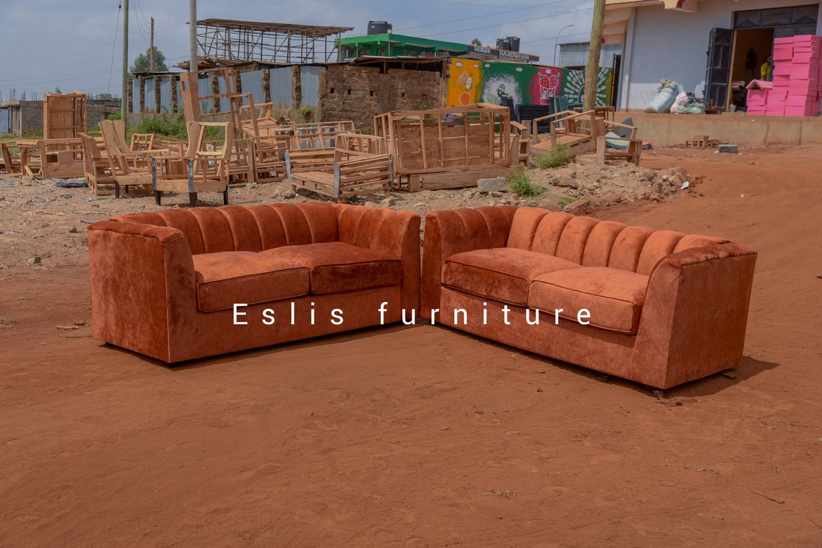 Back permanent 3,2 five seater 65,000 /= 👉Free throw pillows 👉Free delivery within Nairobi Call or wattsup text 0706276318 for more details 📌Eastern bypass kamakis opposite 1.7