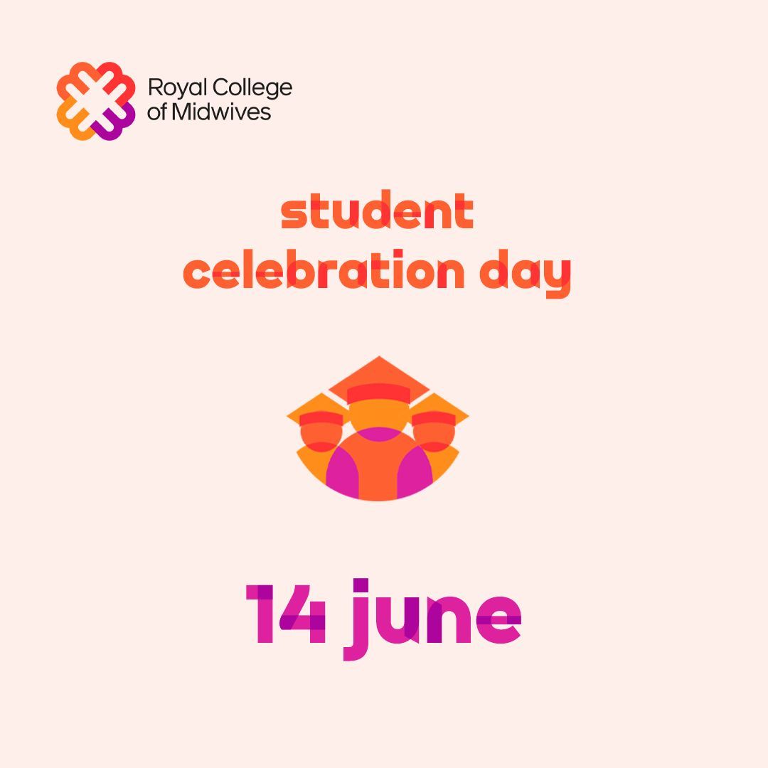 Book for our Student Celebration Day (14 June) celebration events in each of the national offices. It gives you the chance to meet our staff, your Student Midwife Forum reps and more, so please book your place as soon as you can as places are limited. buff.ly/3ei9lzX