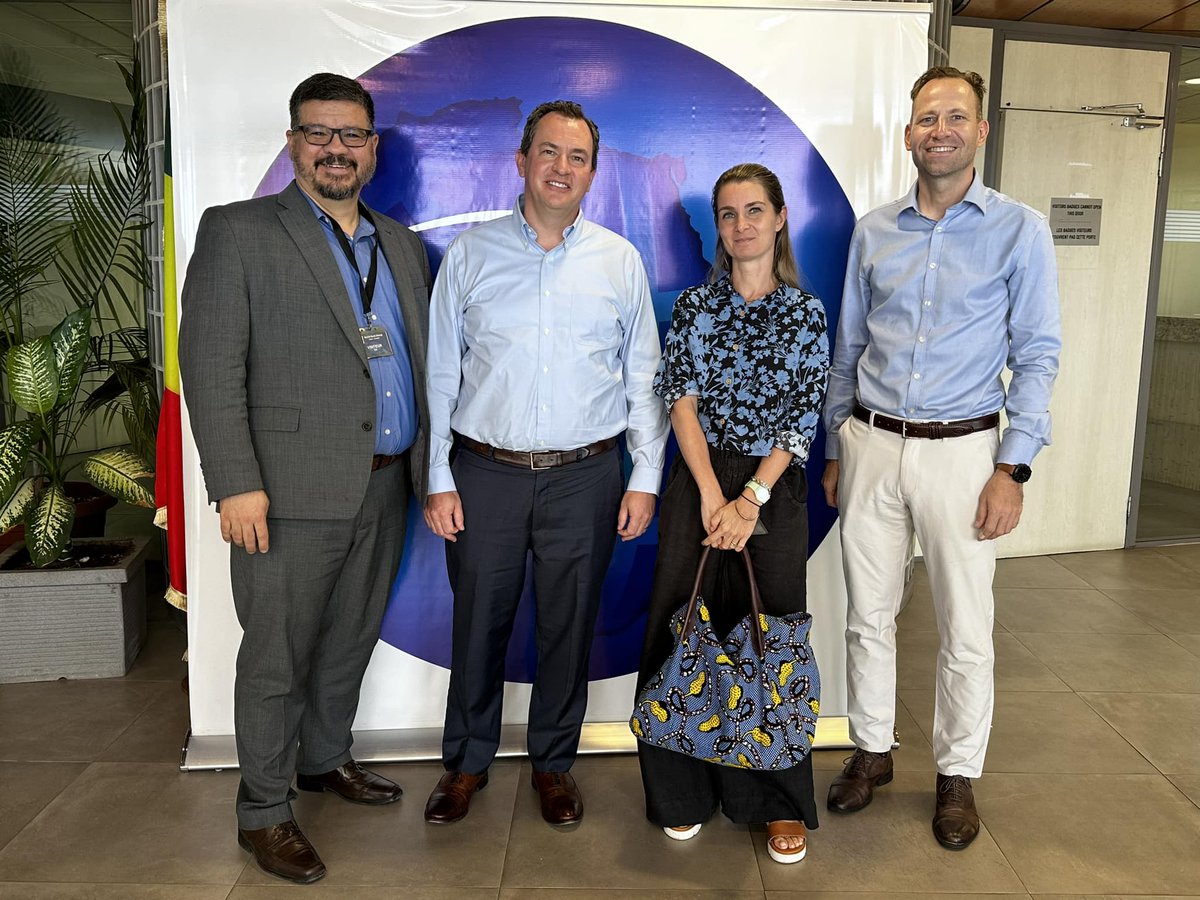 Great meeting in #Dakar with @WorldBankAfrica colleagues @JMistiaen and @utzjpape and @UNICEFAfrica colleague Anna Maria Levi to discuss the importance of child-centric surveys, capacity building on data for children, and partnerships with African institutions to accelerate data