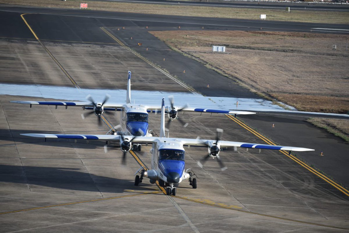 Indian Coast Guard 🇮🇳 received 02 upgraded #Do228 These 2 aircraft underwent Midlife Upgrade with latest avionics at #HAL (TAD), Kanpur. #IADN