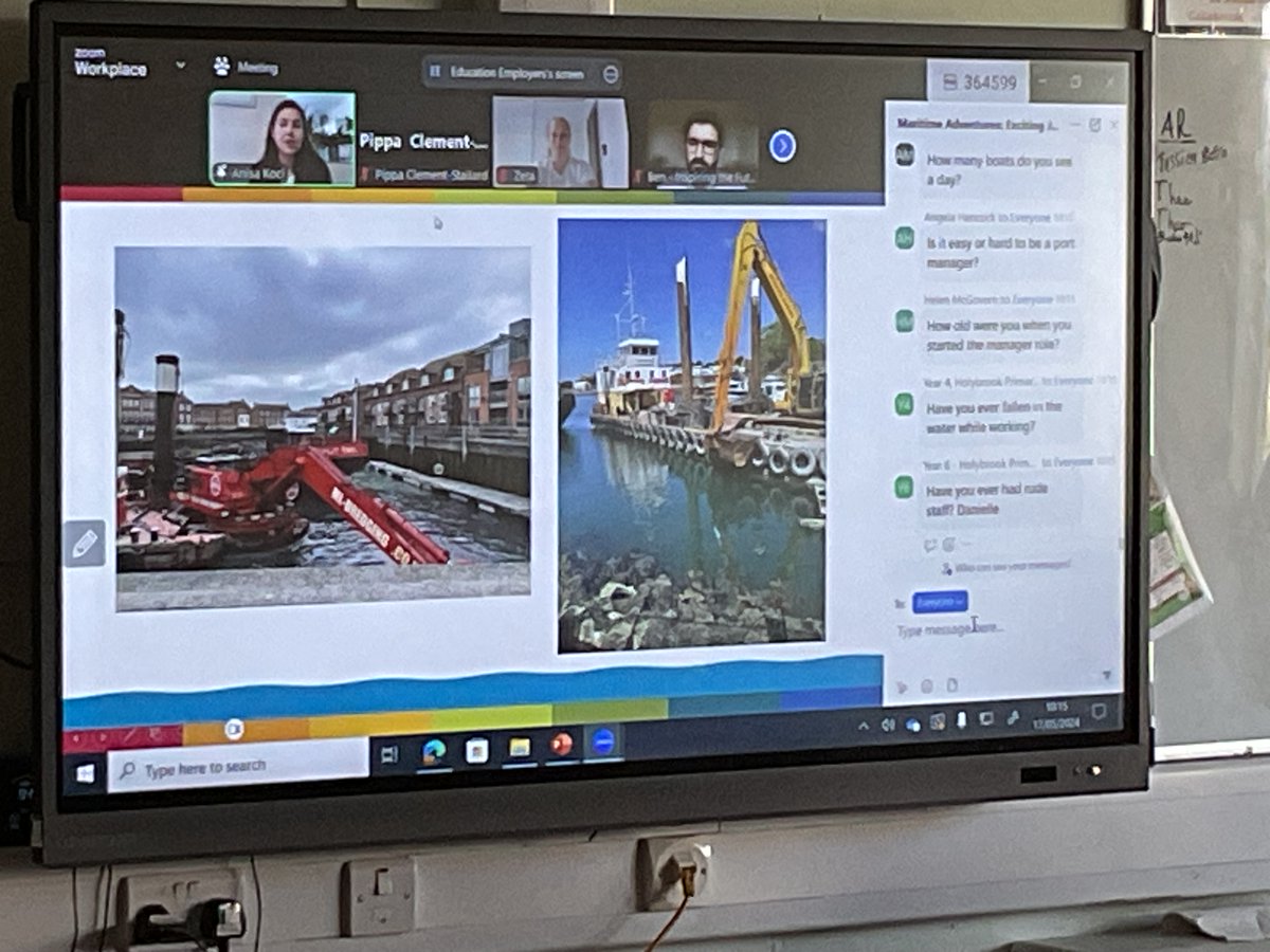 In collaboration with Maritime UK,  Years 5&amp;6 joined 'Maritime Adventures: Exciting Jobs at Sea' online. From working in the City of London, to cleaning the oceans of plastics or designing a super yacht, the children had the opportunity to learn about maritime jobs.