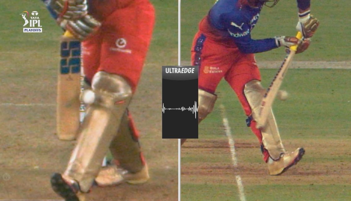 Hemank_fpl's tweet photo. 3rd umpire literally took like 10s to give this not out! what was the hurry?? below avg umpiring!! #RCBvsRR https://t.co/dFjwQPuyq7
