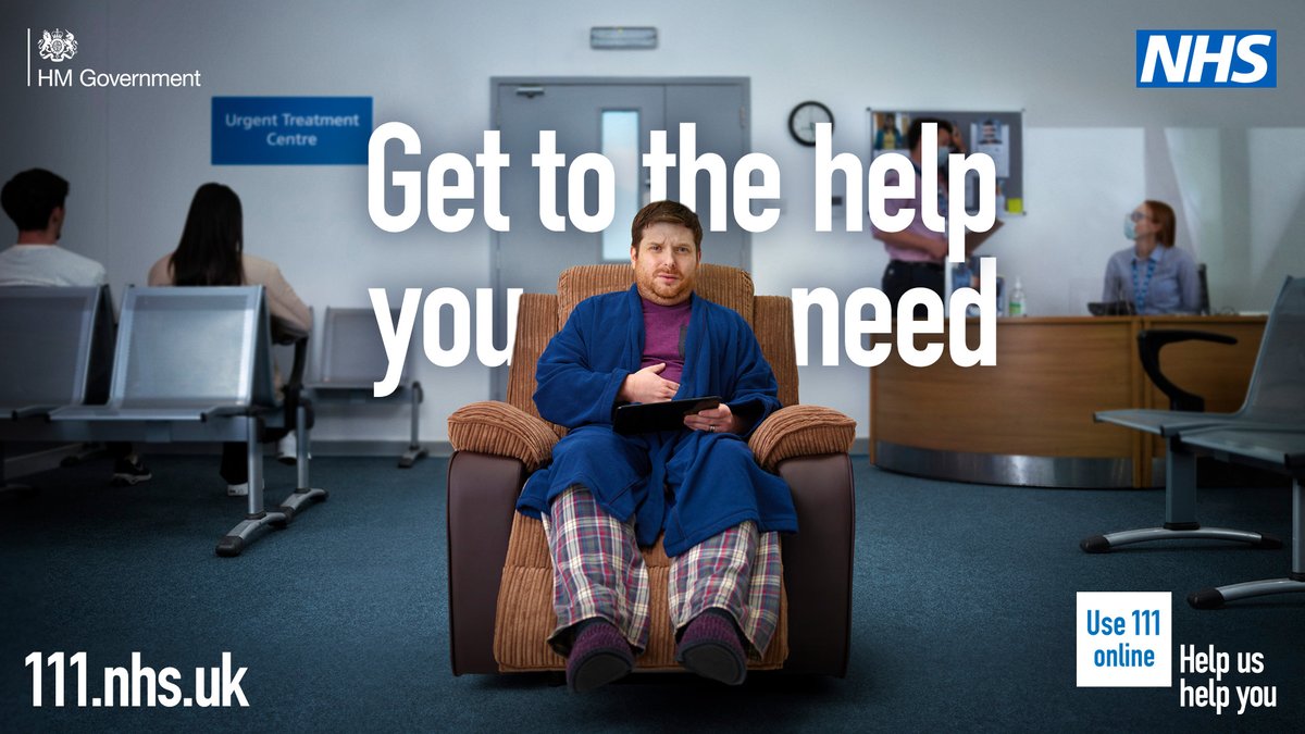 If you need urgent care over the #BankHoliday, think 111 first. The NHS 111 online service offers quick advice on the best option for you to get the care you need ➡️ 111.nhs.uk