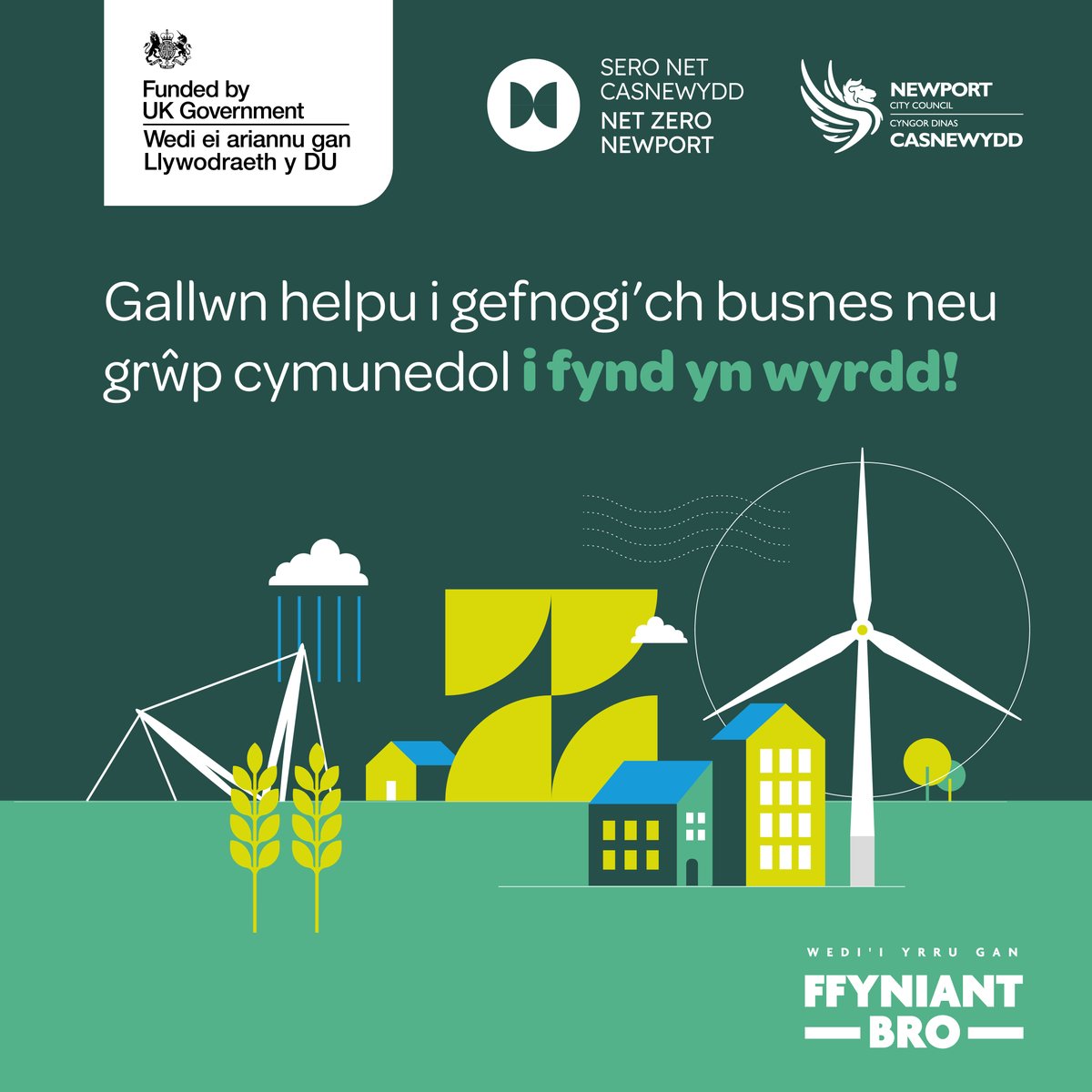 Oeddech chi'n gwybod y gallwch chi arbed ar eich biliau ynni trwy ddod yn fwy ynni effeithlon? Os ydych yn fusnes neu'n grŵp cymunedol, gallech gael hyd at £30,000 mewn grantiau arian cyfatebol ar gyfer uwchraddio effeithlonrwydd ynni. Cysylltwch â netzero@newport.gov.uk am fwy