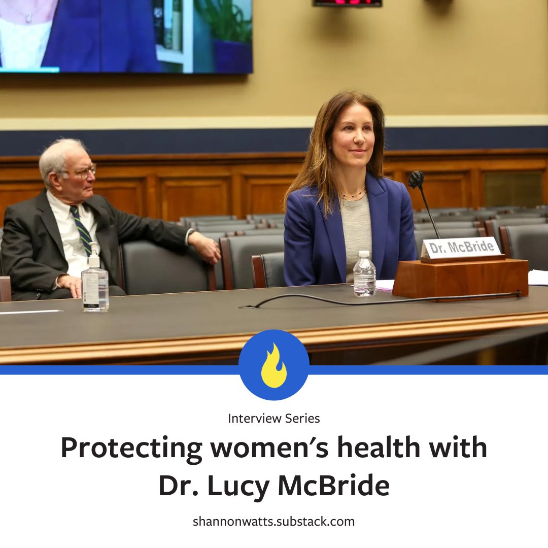 In part one of my conversation with Dr. Lucy McBride, we're talking about protecting women's health - and why the medical establishment has ignored it for so long. shannonwatts.substack.com/p/protecting-w…