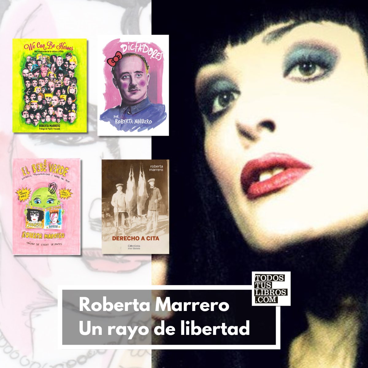Dedicamos un espacio a la artista y escritora #RobertaMarrero. Descubre su obra en librerías 👉🏼 cutt.ly/8etEBgBk. #todostuslibros