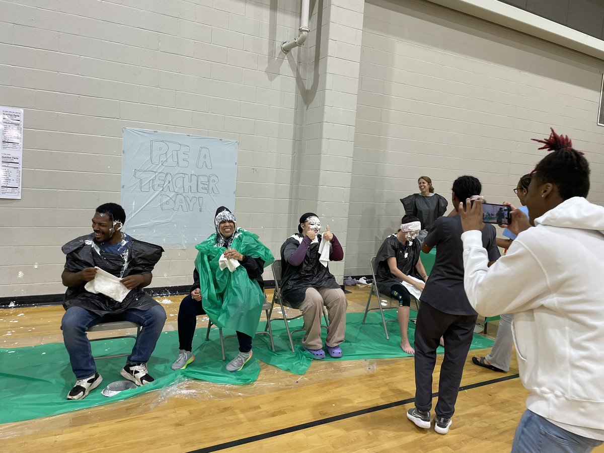 Mrs.CRobinsonAP (@mcrobinsonap) on Twitter photo They’ve been pied!!! Dr. Monell, Mr. Blair, Miss Montgomery, Mrs. Spillman, Coach Cannon and Mrs. Nelson, thank you! Mrs. Bowman was the only one with a clean face! <a href="/SouthWestGHS/">SouthWestGHS</a> <a href="/Super_GCS/">Dr. Whitney Oakley</a> <a href="/docangiemo2014/">Dr. Angela Monell</a> <a href="/GCSchoolsNC/">Guilford Co. Schools</a> They’ve been pied!!! Dr. Monell, Mr. Blair, Miss Montgomery, Mrs. Spillman, Coach Cannon and Mrs. Nelson, thank you! Mrs. Bowman was the only one with a clean face! <a href="/SouthWestGHS/">SouthWestGHS</a> <a href="/Super_GCS/">Dr. Whitney Oakley</a> <a href="/docangiemo2014/">Dr. Angela Monell</a> <a href="/GCSchoolsNC/">Guilford Co. Schools</a>