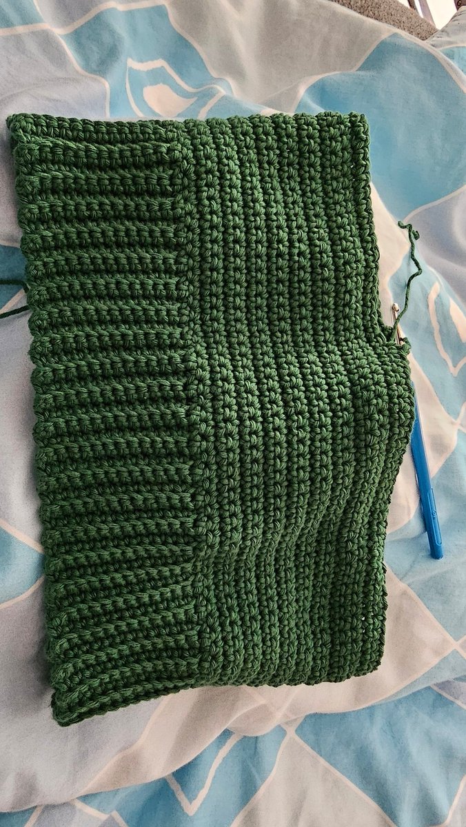 Maaaan ich will weiterhäkeln, aber die Wolle ist alle und Nachschub kommt erst am Freitag