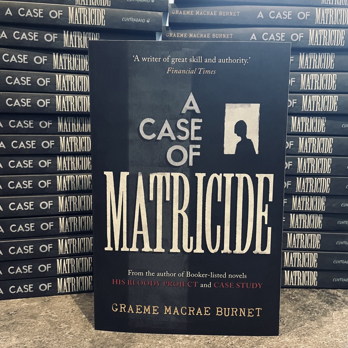 We've had a very exciting proof delivery in the office! #ACaseOfMatricide by @GMacraeBurnet is publishing in October.