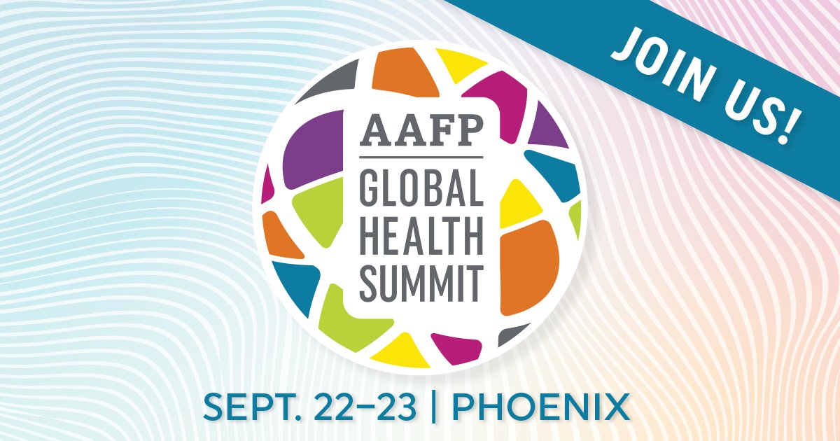Want to get involved in global health and positively impact your local community? Go glocal at Global Health Summit, Sept. 22–23! 🌍 Join us for this two-day #AAFPFMX preconference to focus on transnational health issues and social determinants of health: bit.ly/4dRNOf1