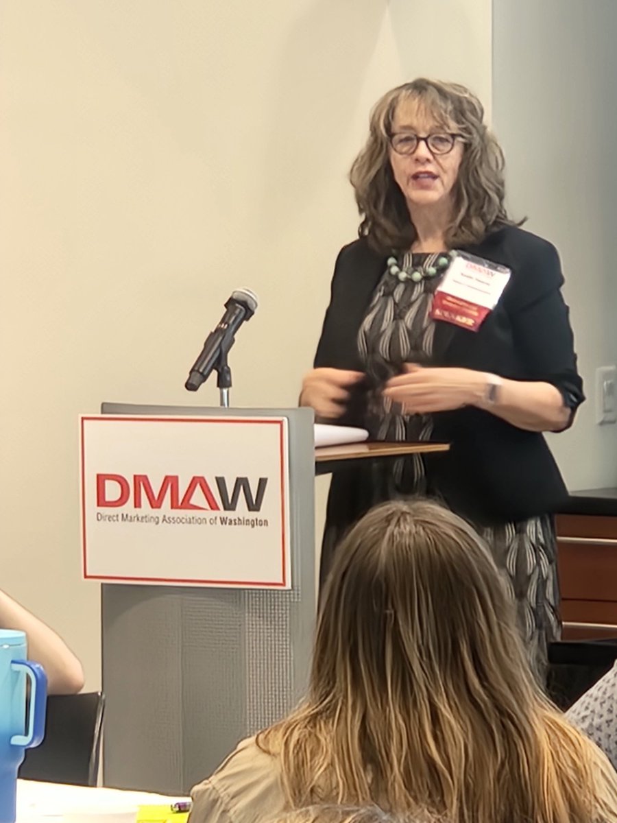 Kicking off DMAW Creative Day with Board Member Kathy Swayze from <a href="/Impact/">TL Impact</a> Communications, Inc.. We're excited to see what creative energy will be unleashed by today's gathering of direct marketing professionals!