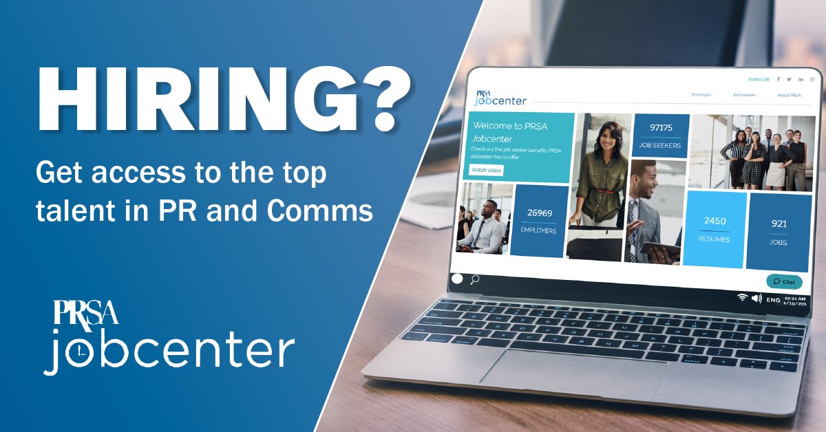 Find the applicants you're searching for through the PRSA Jobcenter. PRSA members enjoy discounted pricing, plus there are special discounts for nonprofits, associations, and colleges/universities. 🌟 Learn more: jobs.prsa.org/employer/prici…