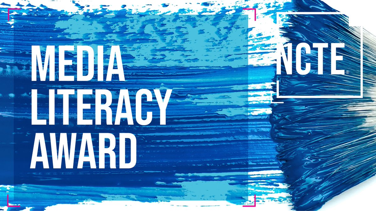 The Media Literacy Award showcases NCTE members who have developed innovative approaches for integrating media analysis &amp; composition into instruction. A portfolio showcasing the applicants’ work is required. The deadline to apply is June 15.

Learn more: ncte.org/awards/ncte-me….