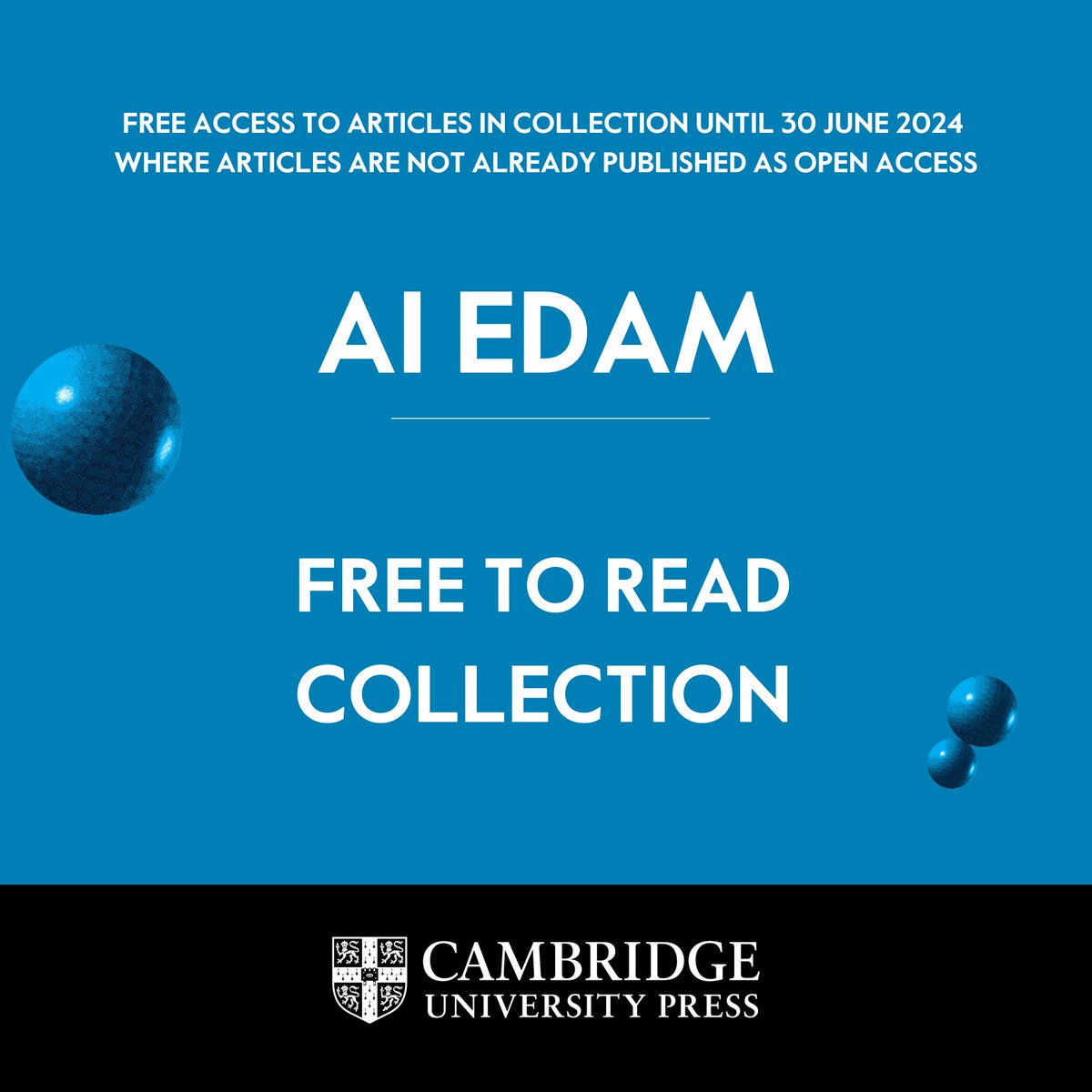 CUP_SciEng's tweet image. *Free read collection now available!*

View this collection of most popular @aie_journal articles now, according to the latest @altmetric report → cup.org/4dK2ooR

Enjoy this collection in celebration of #Design2024 Conference.