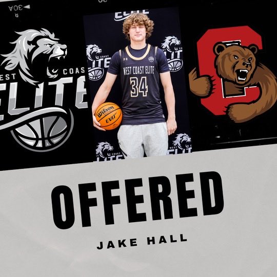 Congrats to 2025 Jake Hall Carlsbad on offer from Coach Jaques and Cornell. Coach Jaques is one of bright young stars in college basketballl. Cornell is a life changing place. Congrats Jake on your tremendous hard work. #westcoastelite #wceua #ALLIN #team #AmericasTeam