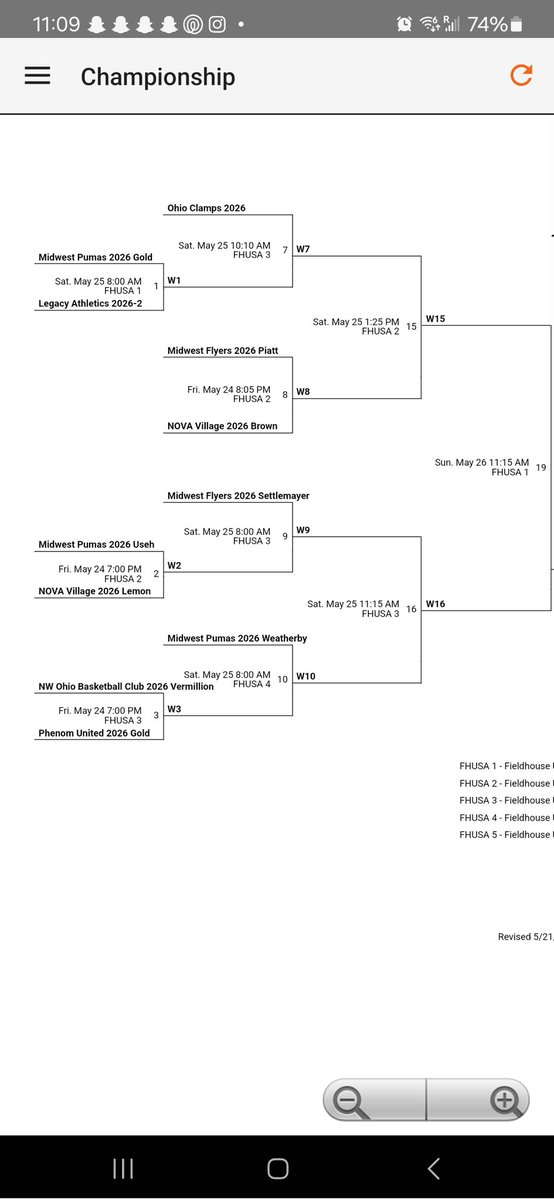 Ohio Clamps (@ohioclamps) on Twitter photo Ohio State Tournament this weekend. 1st round bye for Ohio Clamps๐๐ช๐
<a href="/PrepHoopsOH/">Prep Hoops Ohio</a>
<a href="/PrepHoops/">Prep Hoops ๐</a> Ohio State Tournament this weekend. 1st round bye for Ohio Clamps๐๐ช๐
<a href="/PrepHoopsOH/">Prep Hoops Ohio</a>
<a href="/PrepHoops/">Prep Hoops ๐</a>