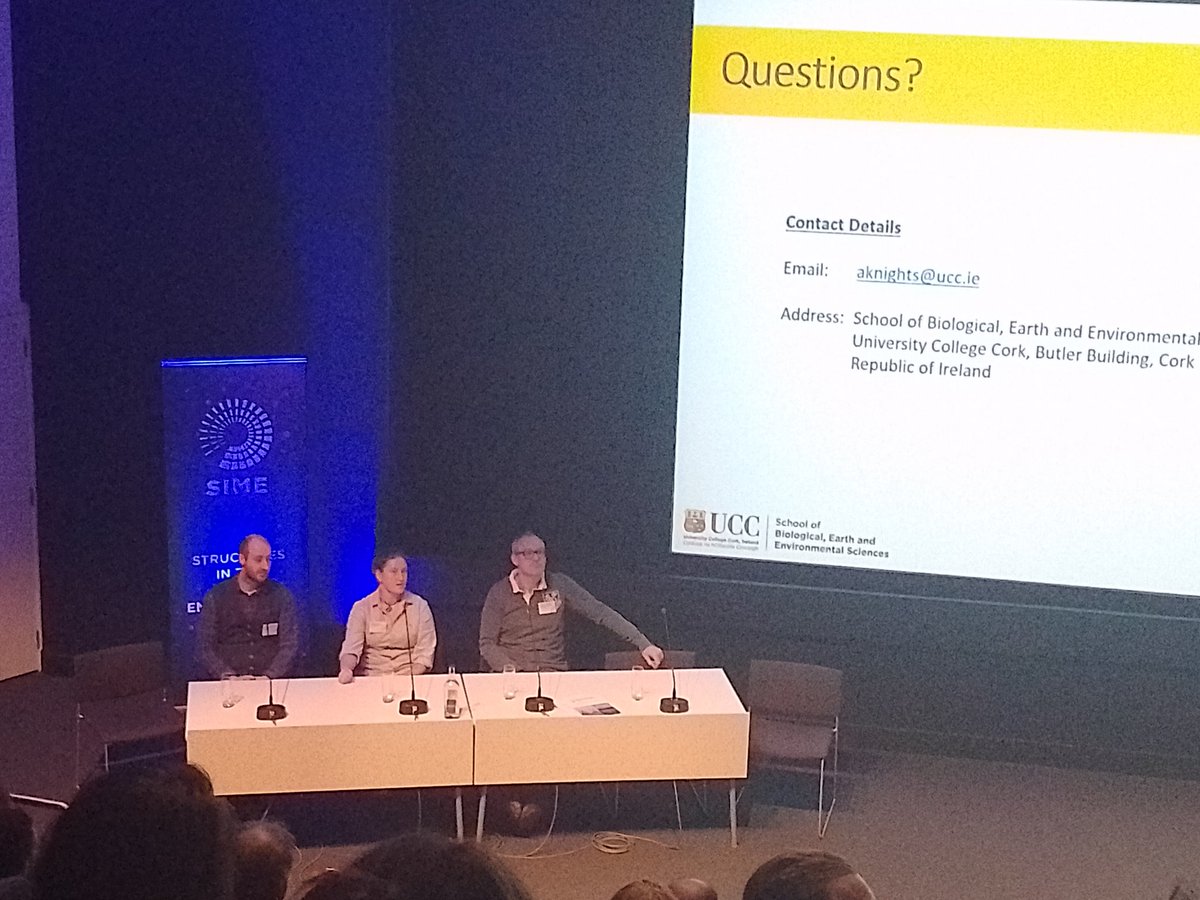 They should have renamed the session the Tony Knights' session! Focus on DREAMS and Synthesis, both (co)led by <a href="/benthicecol/">Antony Knights</a> (Tony Knights') #SIME24 <a href="/insitenorthsea/">INSITE</a>