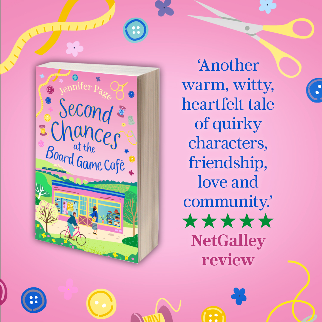 Cosy village setting 🏘️ Single mum 🤱 Second chances 💕 #SecondChancesAtTheBoardGameCafe by @jenpagewrites is coming this June! Pre-order the ultimate cosy romance now 🎲 amzn.to/3Kxd6Sh