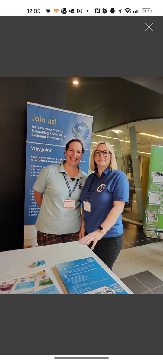 🎉 What an amazing day at #SMHF2024!

It was fantastic to connect with so many passionate professionals at the NBE stand.

Thanks for joining us to enhance your #MovingAndHandling knowledge and community! 💙 💛