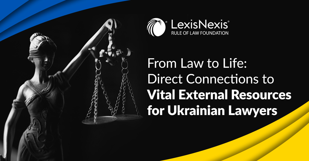 Explore a wealth of support at your fingertips with the LexisNexis Legal Aid Portal for Ukrainian lawyers! Access reputable external resources seamlessly organized in categories like housing, healthcare, emotional support, legal assistance, and more. bit.ly/3gSR7tE