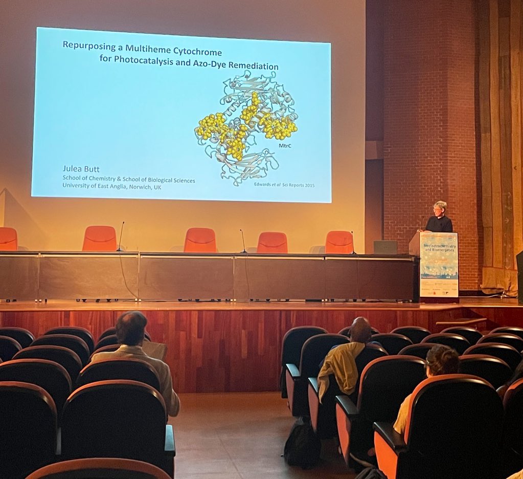 repurposing a Multiheme Cytochrome for Photocatalysis and Azo-Dye Remediation, by Julea Butt @uniofeastanglia