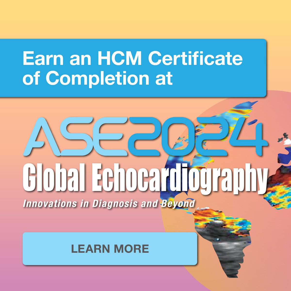 HCM CERTIFICATE: We are offering a Hypertrophic Cardiomyopathy Certificate of Completion! 🫀 This two-part program is designed for sonographers and fellows-in-training and is limited to 54 enrollments. bit.ly/3QAF1UM #ASE2024