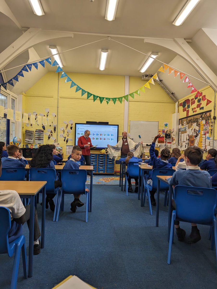 Thank you so much to Mr Press and Mr Press for coming in this afternoon and talking to year six about their daily lives in the Jewish community. It was really interesting and lovely to have our questions answered.