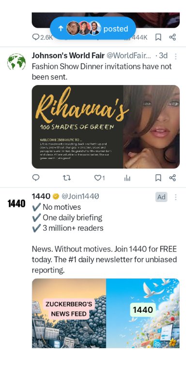 Do you believe that Rihanna has zero likes? This is the work of Elon Musk that refuses to honor the genuineness of Black businesses. He is right now attempting to rob me of my businesses, being a lifetime and generational oppressor of ethnic people. Ive owned successful projects.