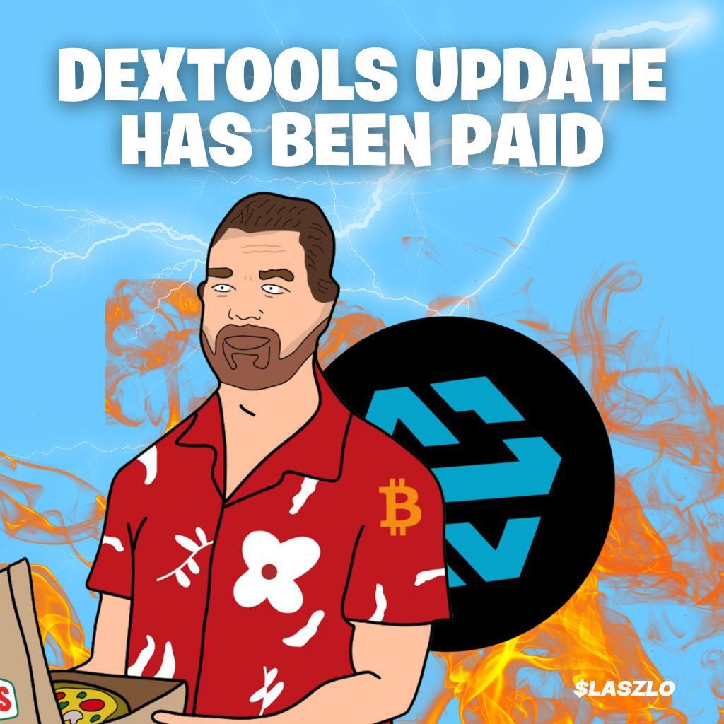 Oh goodmorning happy #Bitcoinpizzaday 

I almost forgot 

DEX TOOLS UPDATE