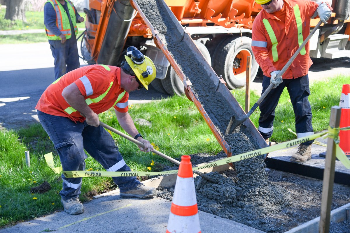 Public Works Week | Meet Brad May! Brad is a form setter in our public works division and has worked for the City for seven years. As a form setter, he reinstates any curbs and sidewalks that have been temporarily removed by contractors or other city departments in order to