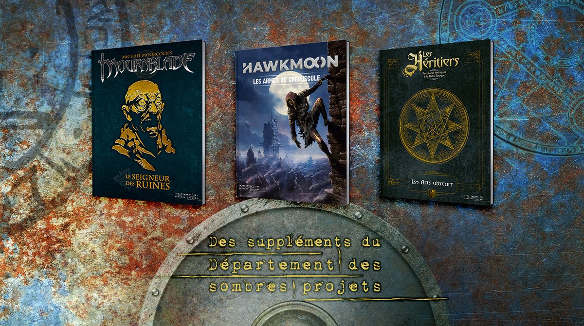 La campagne est en ligne ! 🥳 Vous pouvez acquérir nos derniers suppléments... et aussi profiter de notre OPÉRATION DE #DESTOCKAGE pour les gammes #MournbladeJDR, #HawkmoonJDR et #LesHeritiersJDR, à des prix incroyables. Bons voyages multiversels. 😊
👉 fr.ulule.com/supplementsdsp/