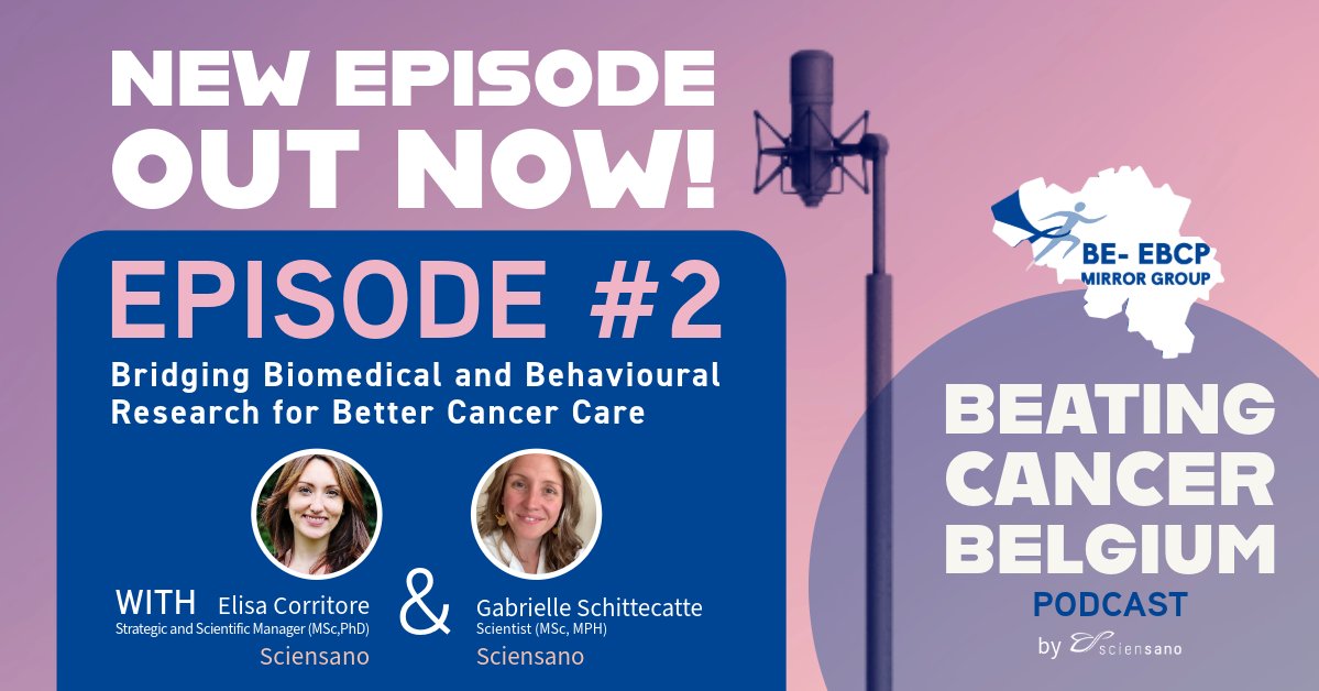 🎙️ New episode of 'Beating Cancer Belgium', the podcast of the Belgian EBCP Mirror Group (@sciensano)! 💬 In this episode, we discuss the integration of cutting-edge scientific #research and behavioural & cultural insights in #cancer care. 🎧 Listen here! beatingcancer.be/new-episode-of…