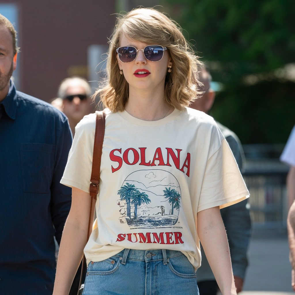 What's that sound?

Oh just 500 million Swifties rushing to join Taylor for @solana summer.