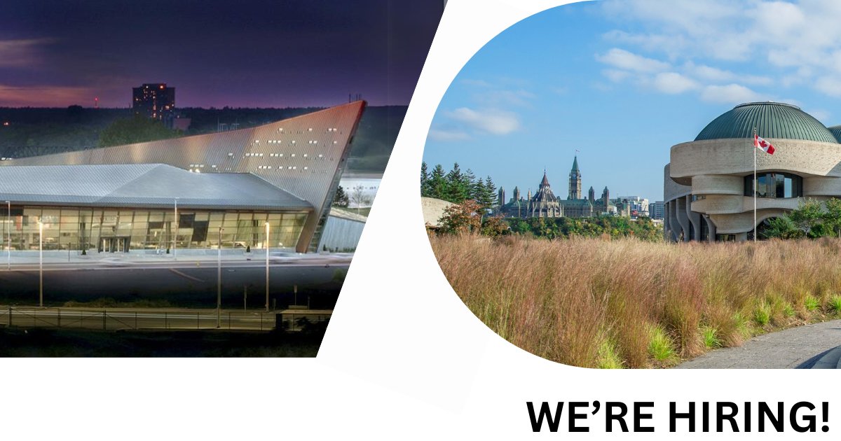 We're hiring! We are looking for a supervisor of conservation and technical services, @CanWarMuseum For more information on these positions and other job opportunities please visit ➡️ historymuseum.ca/jobs