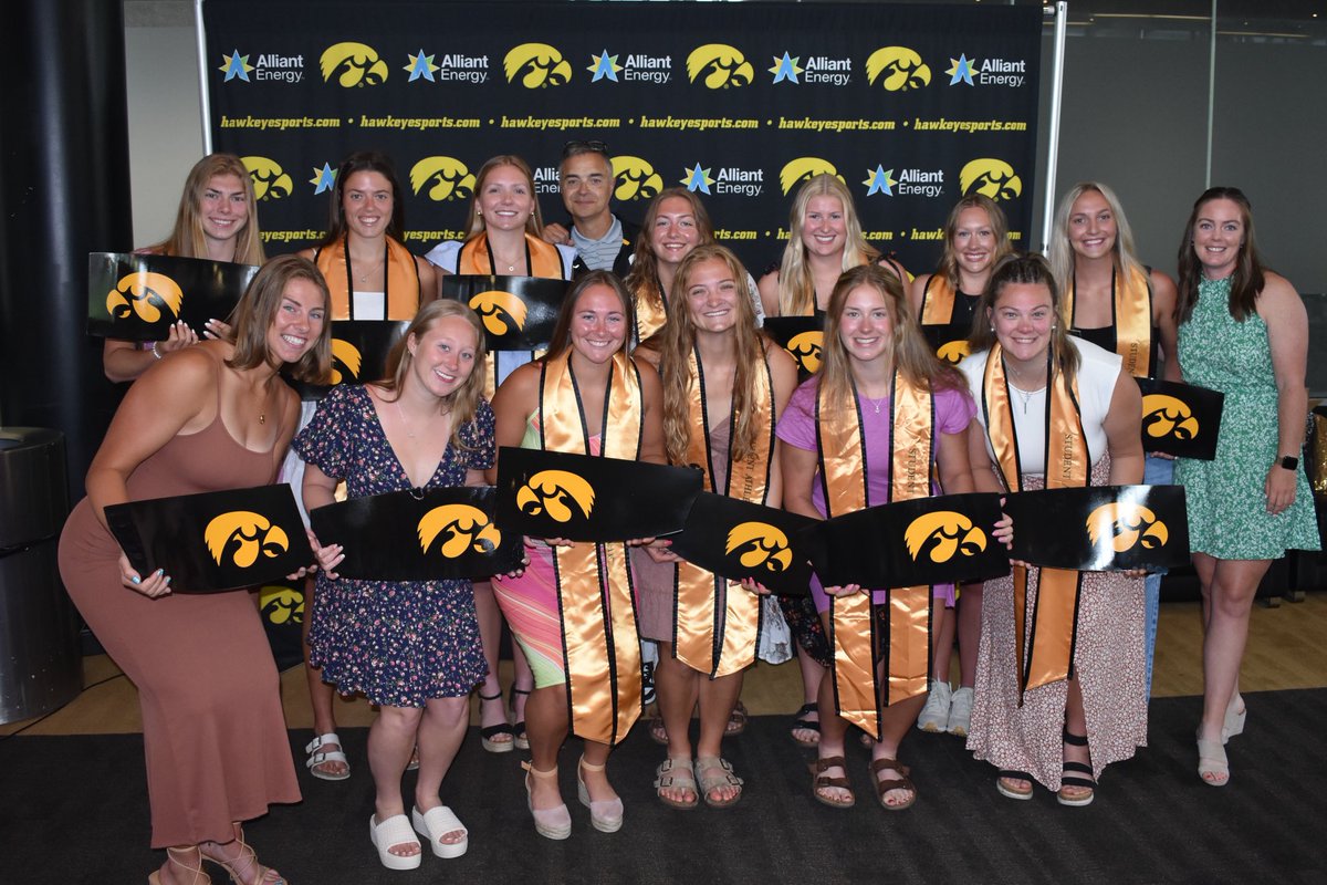 To the Class of 2024: Thank you for what you have for our program. You helped us heal, grow, trust, challenge, compete, and come together as a team - undoubtedly left the boathouse in a better place for future Hawkeyes. Excited to welcome you all back at the next alumni event!