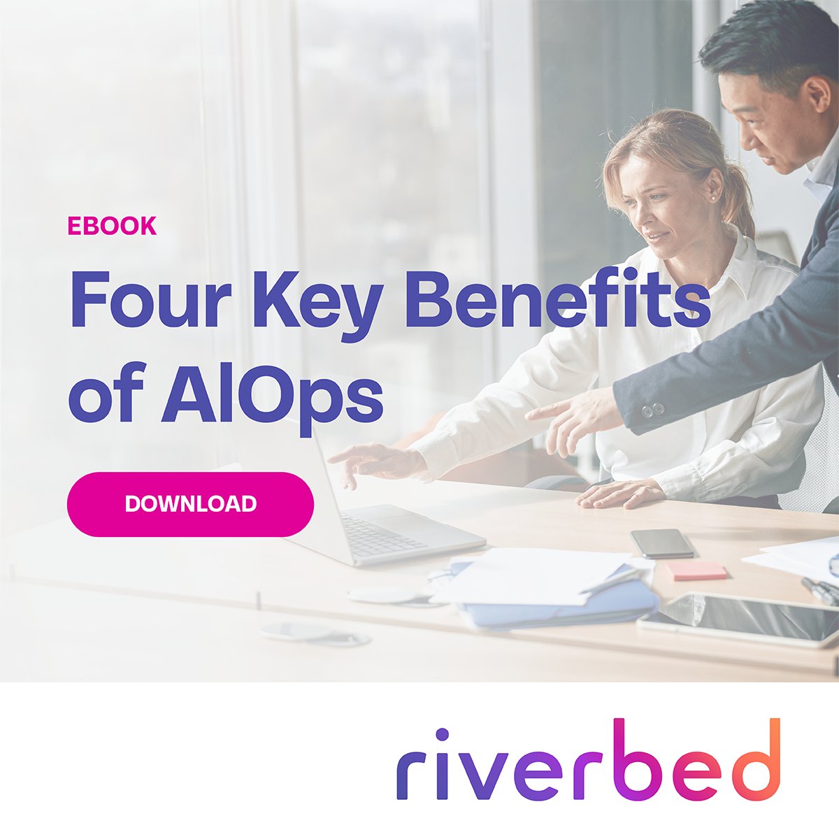 46% of IT leaders say that a top barrier to implementing #AIOps is the inability to grasp the full benefits. 😲 Our free eBook details four key benefits and critical use cases to help you navigate the complexities of modern IT operations. Download it here: rvbd.ly/3WPt7dq