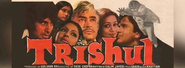 #Trishul (1978) by #YashChopra, ft. #SanjeevKumar #ShashiKapoor @SrBachchan #WaheedaRehman @dreamgirlhema #Rakhee @poonamdhillon @SachinPilgaonkr #GitaSiddharth #Iftekhar & #PremChopra, now streaming on @PrimeVideoIN. @FilmsTrimurti @luvsalimkhan @Javedakhtarjadu @UltraMEPL