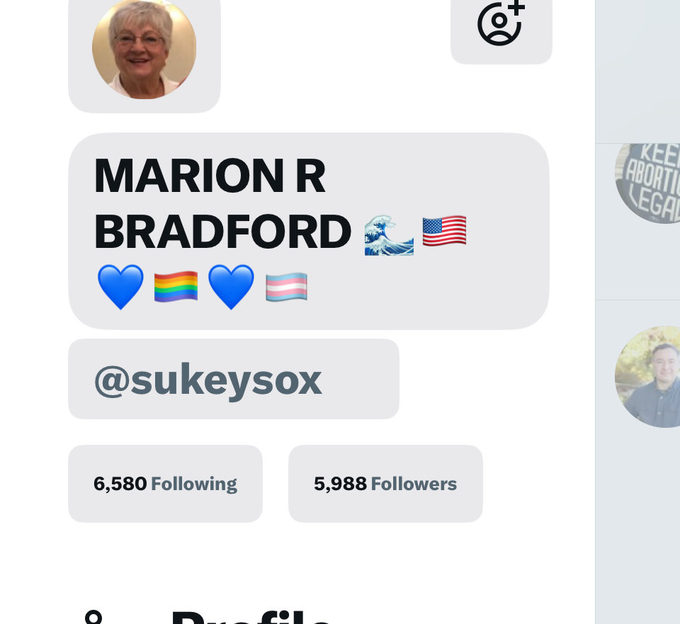 Can anyone help a true blue old lady in the red hell hole of Missouri to get to 6000 ? I lost hundreds of followers when Xcreta took over. I don’t ask for much. And I know it’s vanity - but humor me. 💙. I promise a follow back. Thanks
